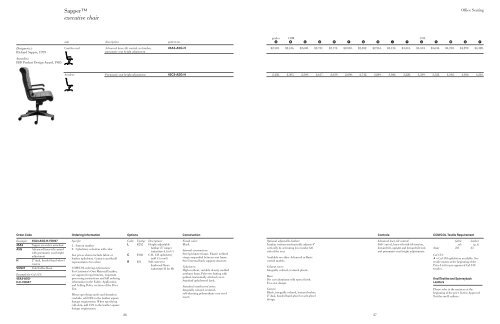 Office Seating Price List - Knoll