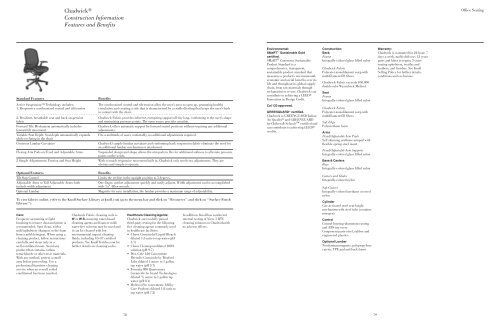 Office Seating Price List - Knoll