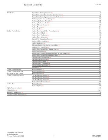 Calibre Lateral Files - Knoll