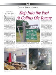 Step Into the Past At Collins Ole Towne - Knowitall.org