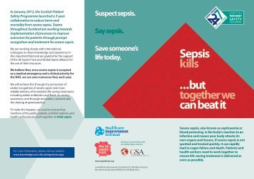 Sepsis Patient Information Leaflet - Hi Res