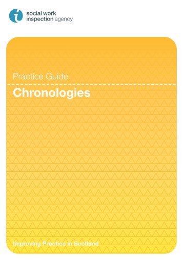 Practice Guide: Chronologies - Scottish Government