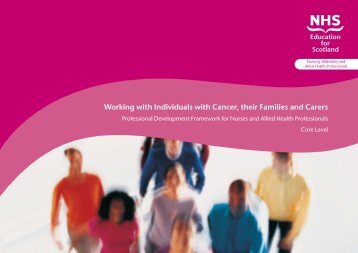 Working with Individuals with Cancer, their Families and Carers