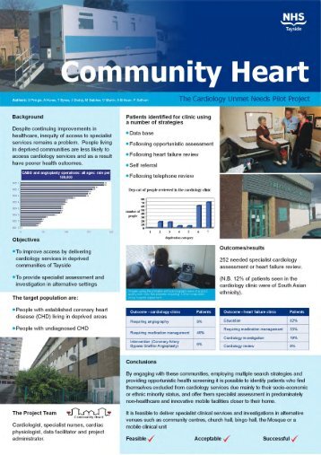 TheTayside Cardiology Unmet Needs Project (PDF Poster ...