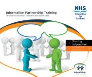 Sharing information for health and social care