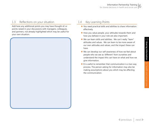 Sharing information for health and social care