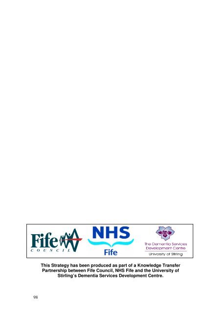 The Fife Dementia Strategy: 2010 â 2020 - The Knowledge Network