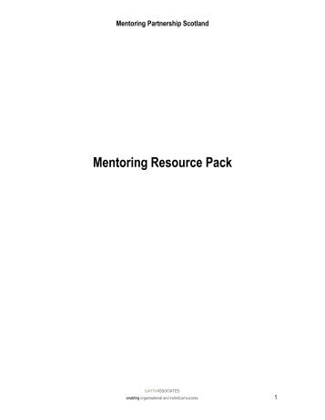 Mentoring Resource Pack.pdf - The Knowledge Network