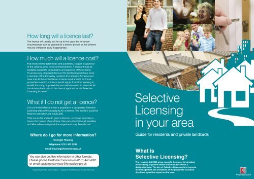 Selective Licensing in your area - Knowsley Council