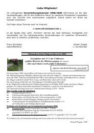 Mitteilungsblatt Oktober 2008 - Amt für Ernährung, Landwirtschaft ...