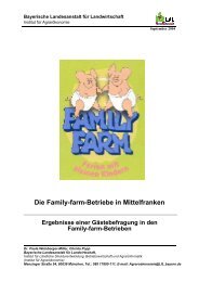 Family-farm-Betriebe in Mittelfranken  - Bayern