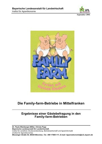 Family-farm-Betriebe in Mittelfranken  - Bayern