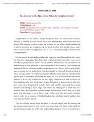An Answer to the Question: What is Enlightenment? by Immanuel ...