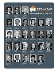 Board of Directors 2011-2012 - Knoxville Chamber of Commerce