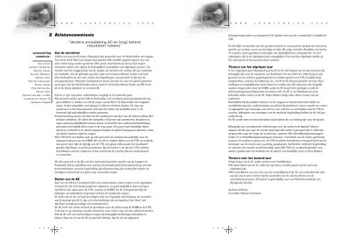 jaarverslag knrb 2004 defdef - Koninklijke Nederlandsche Roeibond