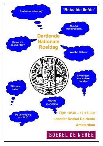 Uitnodiging Nationale Roeidag