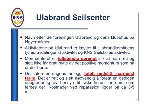 Presentasjon av Ulabrand - KNS