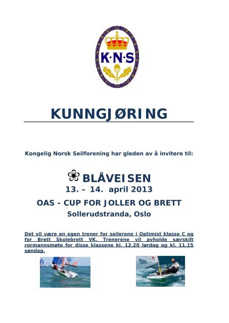 KunngjÃ¸ring BlÃ¥veisen 2013 .pdf - KNS