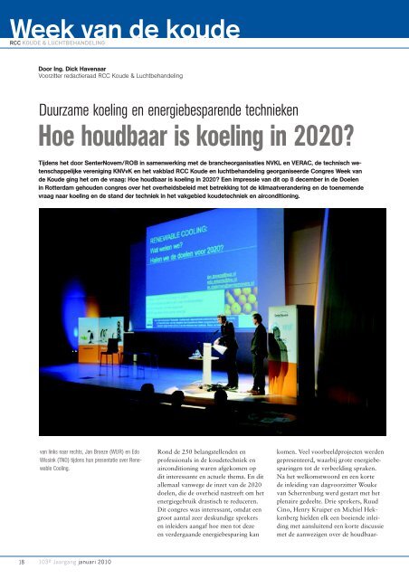 Hoe houdbaar is koeling in 2020? - KNVvK - Koninklijke ...