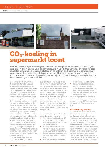 CO2-koeling in supermarkt loont - Coolsultancy Rob Jans