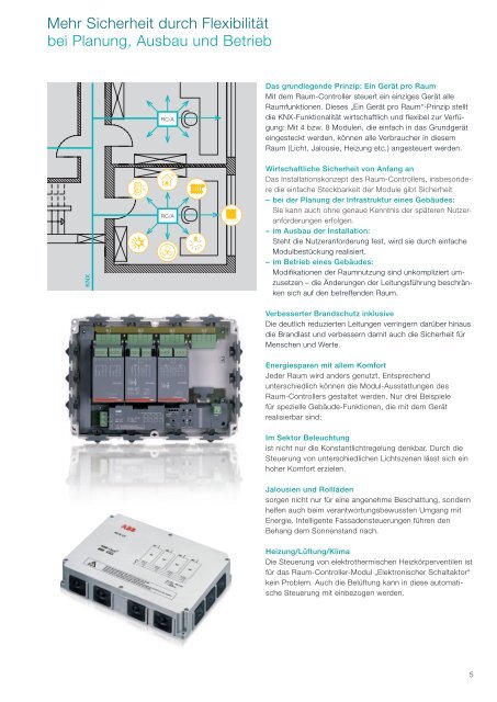 ABB i-bus® KNX Gebäude-Systemtechnik Programmübersicht 2011 ...