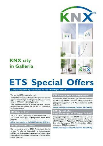 ETS Special Offers - KNX