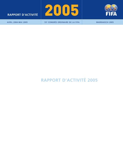 Rapport d'activité 2005 - FIFA.com
