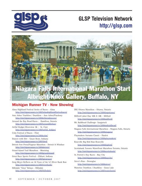 In This Issue - Michigan Runner