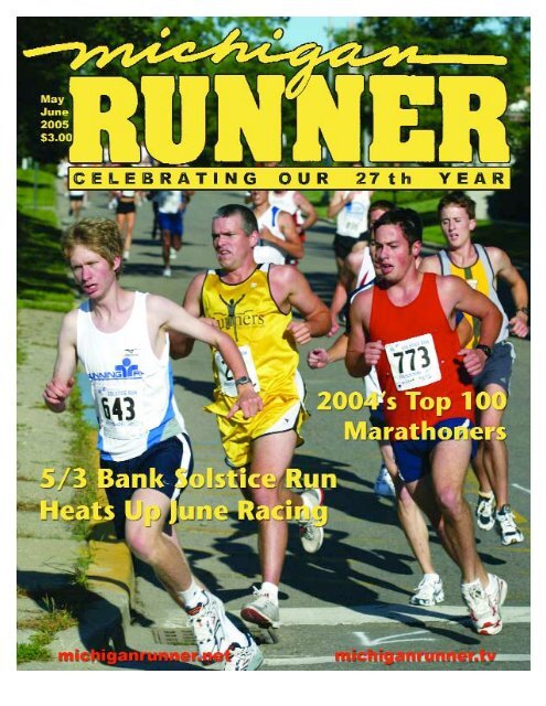 May - June 2005 Event Calendar - Michigan Runner