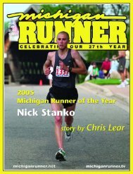 Nick Stanko is Michigan Runner of the Year