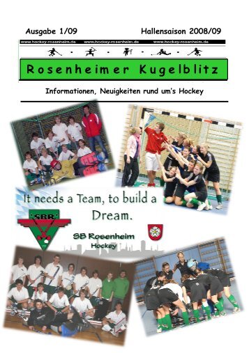 Kugelblitz 1/2009 - Hockey in Rosenheim