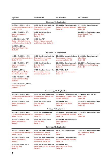 Programmheft (pdf) - Biennale Bern