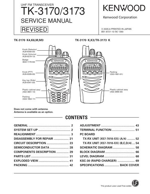 Kenwood TK-3170 3173 - KO4BB's Home Page