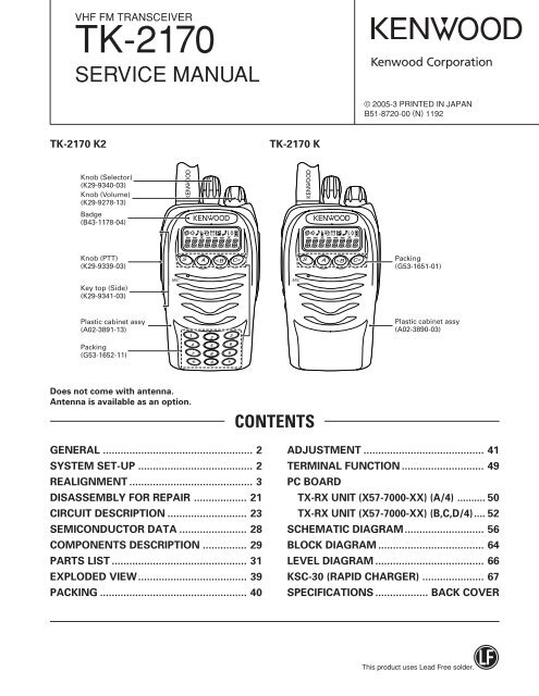 Kenwood Frequency Chart