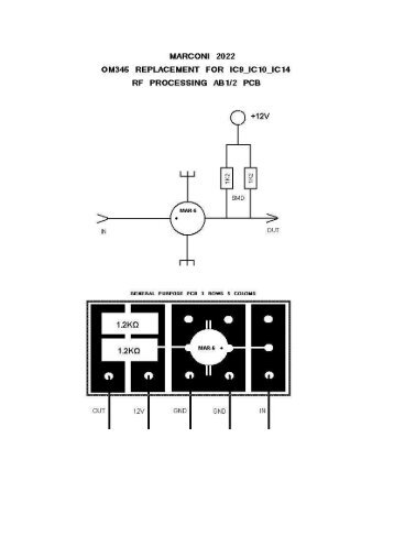 Marconi 2022 OM345 Replacement