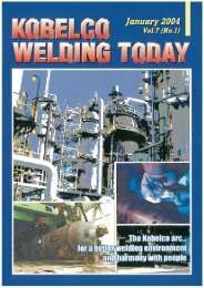 Kobelco Welding Today Vol.7 No.1 2004