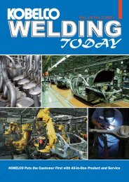 Kobelco Welding Today Vol.14 No.3 2011