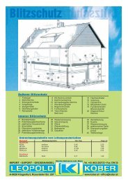 KO-2456-092007-OP Blitzschutz.cdr - Leopold Kober Ges.mbH