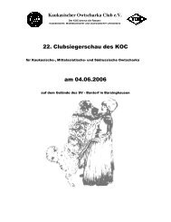 22. Clubsiegerschau des KOC am 04.06.2006 - Kaukasischer ...