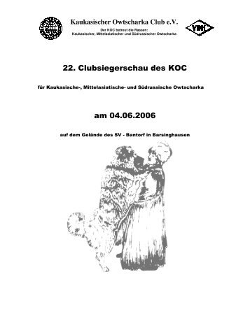 22. Clubsiegerschau des KOC am 04.06.2006 - Kaukasischer ...