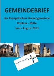 Gemeindebrief_Juni-August_2013.(pdf 5mb) - Evangelische ...