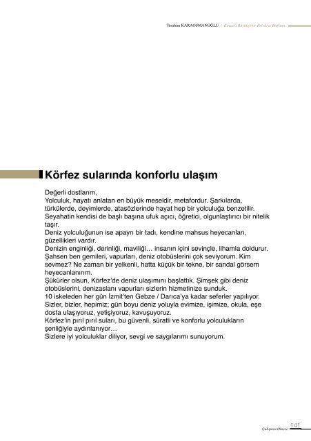 ÃalÄ±ÅÄ±nca oluyor - Kocaeli BÃ¼yÃ¼kÅehir Belediyesi