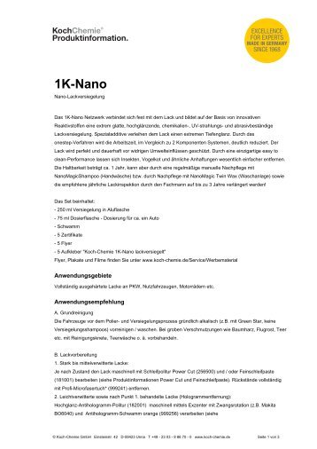 1K-Nano - Koch-Chemie