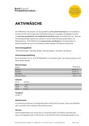 AKTIVWÄSCHE - Koch-Chemie