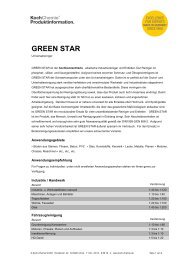 GREEN STAR - Koch-Chemie