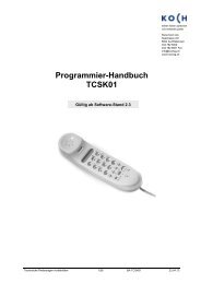 TC:Bus/ Programmier-Handbuch ... - RenÃ© Koch AG
