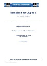 Rezept als PDF herunterladen - Kochclub Kaiseraugst