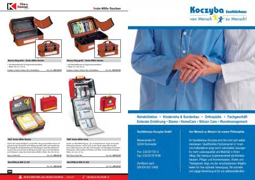 Bestell-Fax - Sanitätshaus Koczyba GmbH
