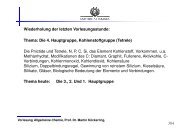 Thema: Die 4. Hauptgruppe, Kohlenstoffgruppe (Tetrele)