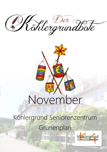 Köhlergrundbote November - Köhlergrund Seniorenzentrum